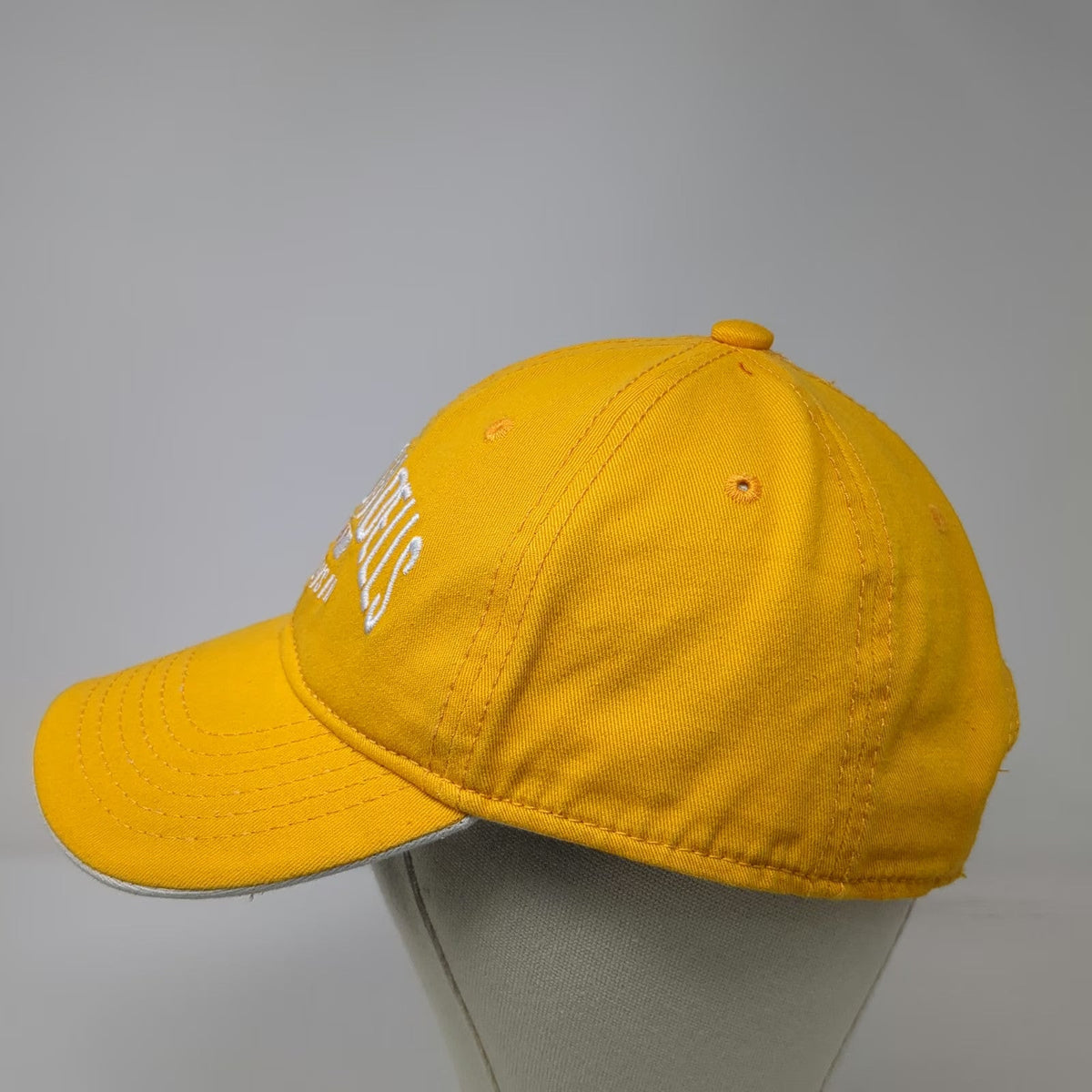 Strand Headwear Baseball Cap Yellow One Size Strapback Wisconsin Dells Hat