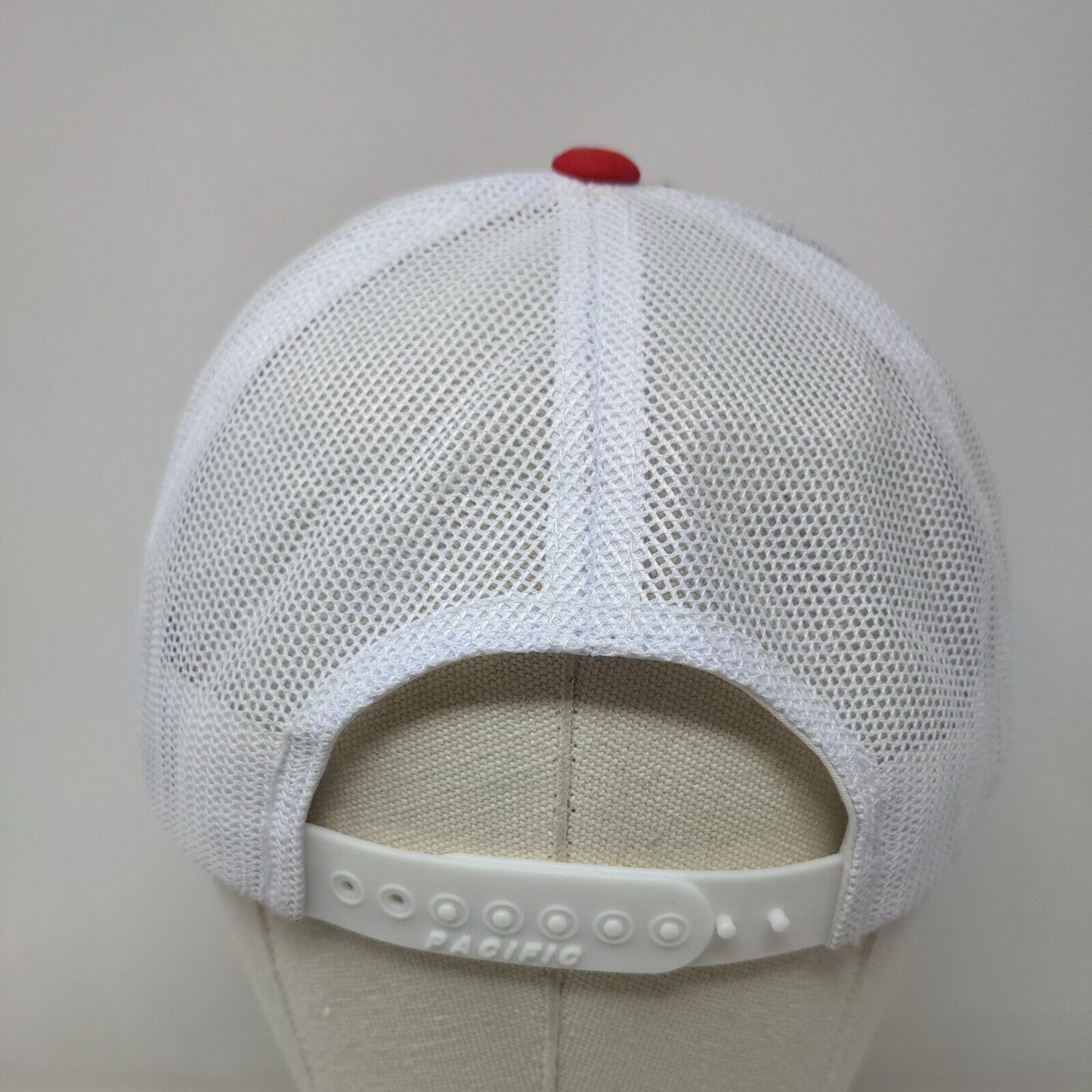 East Coast Truck Bodies Snapback Mesh Back Trucker Hat Red One Size
