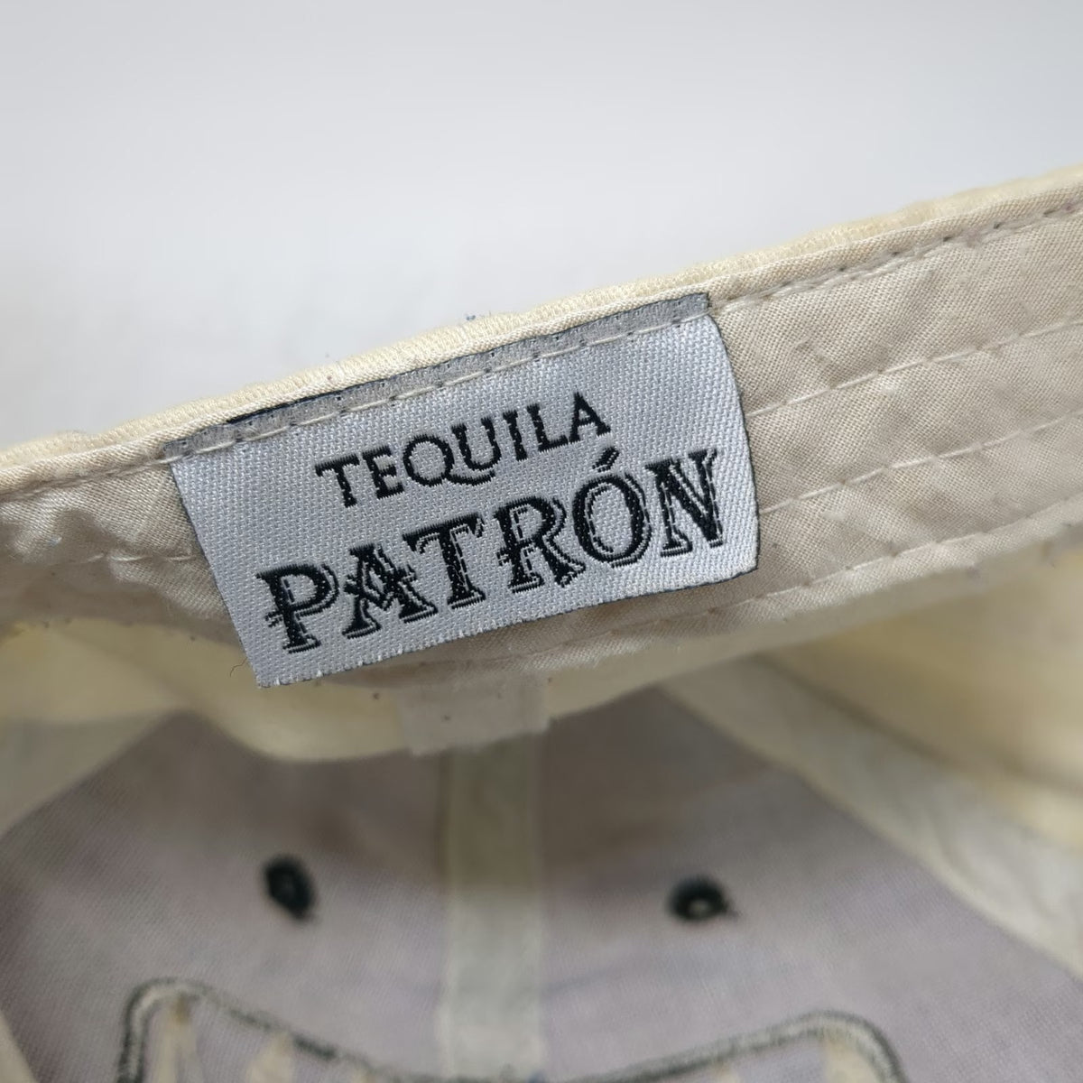 Tequila Patron Baseball Cap Black One Size Two Tone Simply Perfect Patch Hat