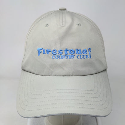 Firestone Country Club Strapback Hat Gray OSFM Adjustable Adidas W/Tags