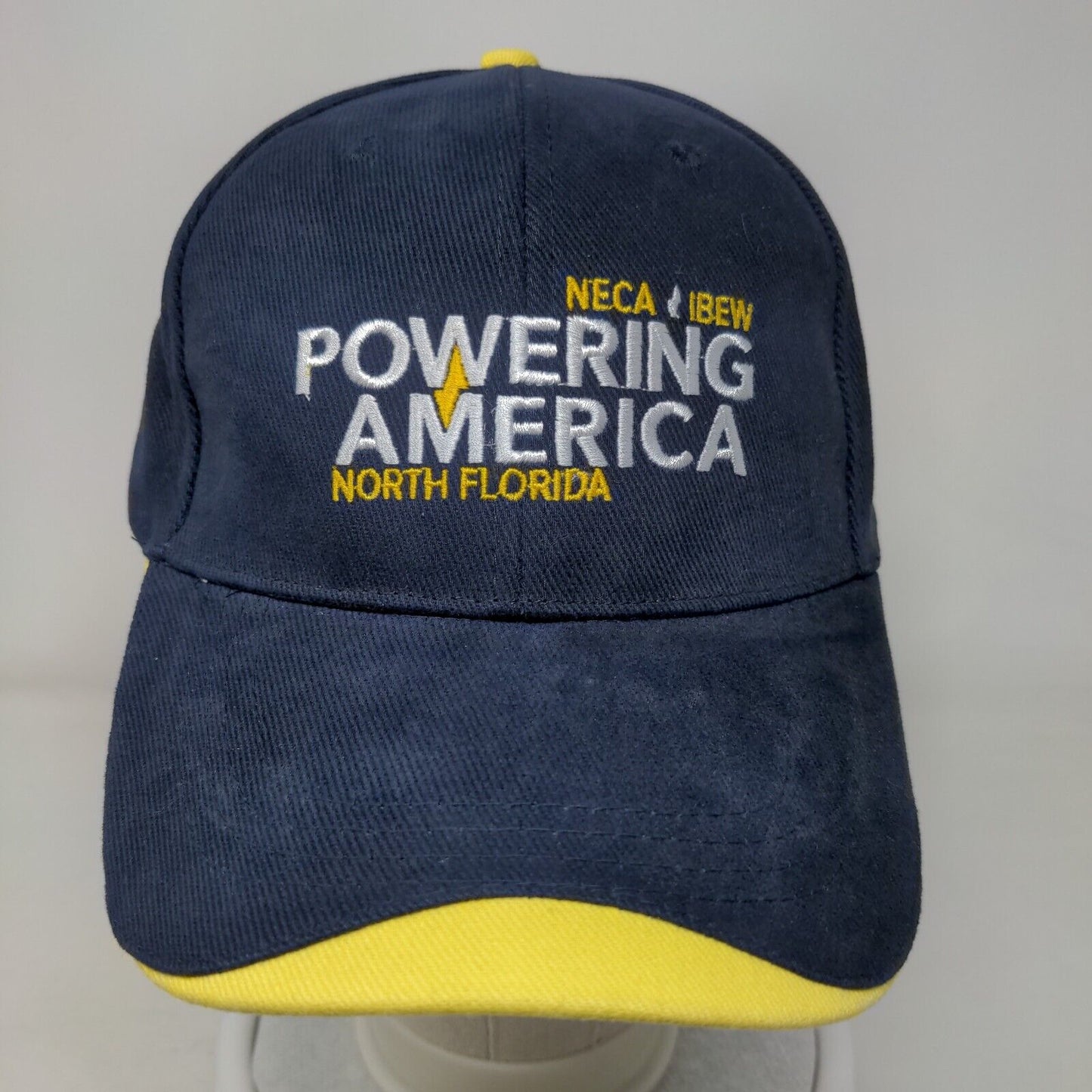 NECA IBREW Powering America North Florida Strapback Hat Blue One Size Adjustable