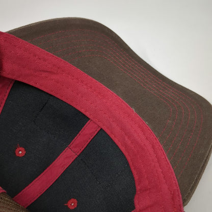Paramount Reserve Trucker Hat Red Brown One Size Grand Design RV Mesh Back Patch