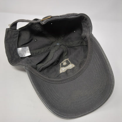 Papa Bear Slideback Hat Gray One Size Adjustable 6 Panel Life Is Good