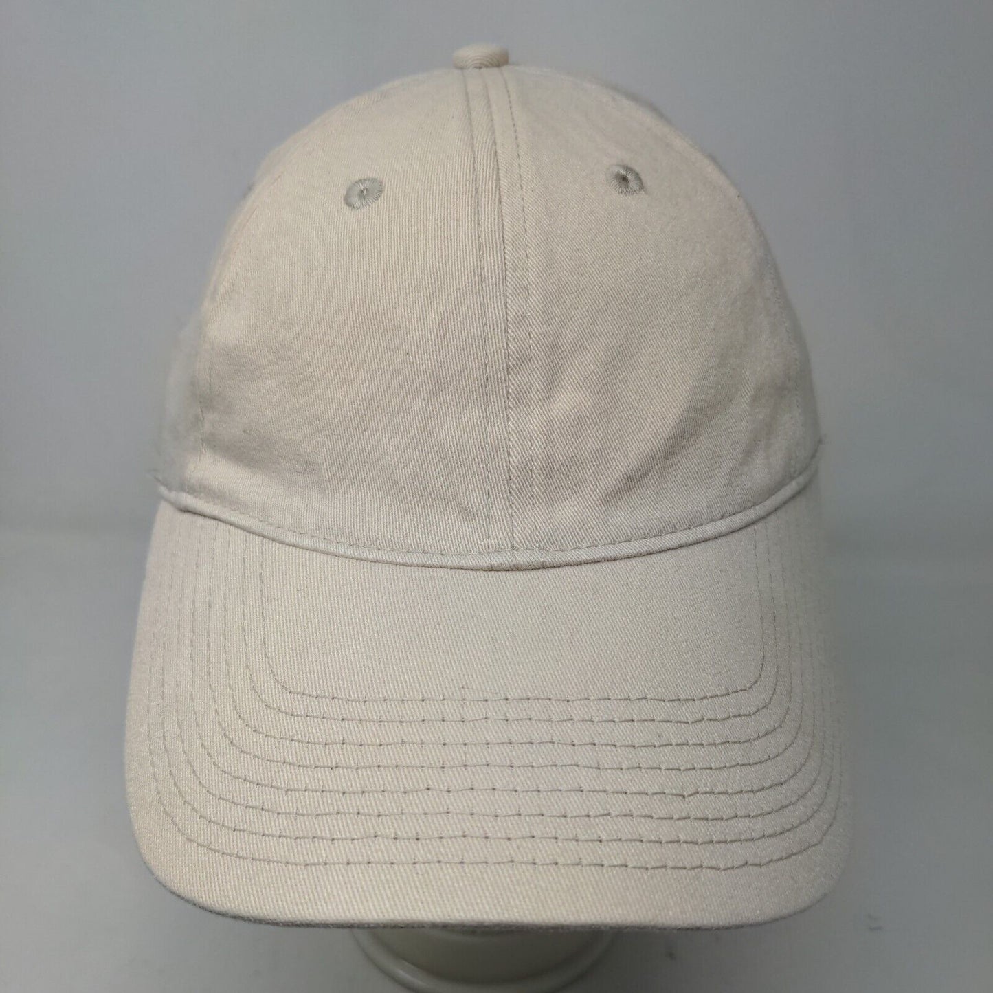 E4 Hats Men's Fitted Hat Tan Size XXL Blank Stretch Vent Holes