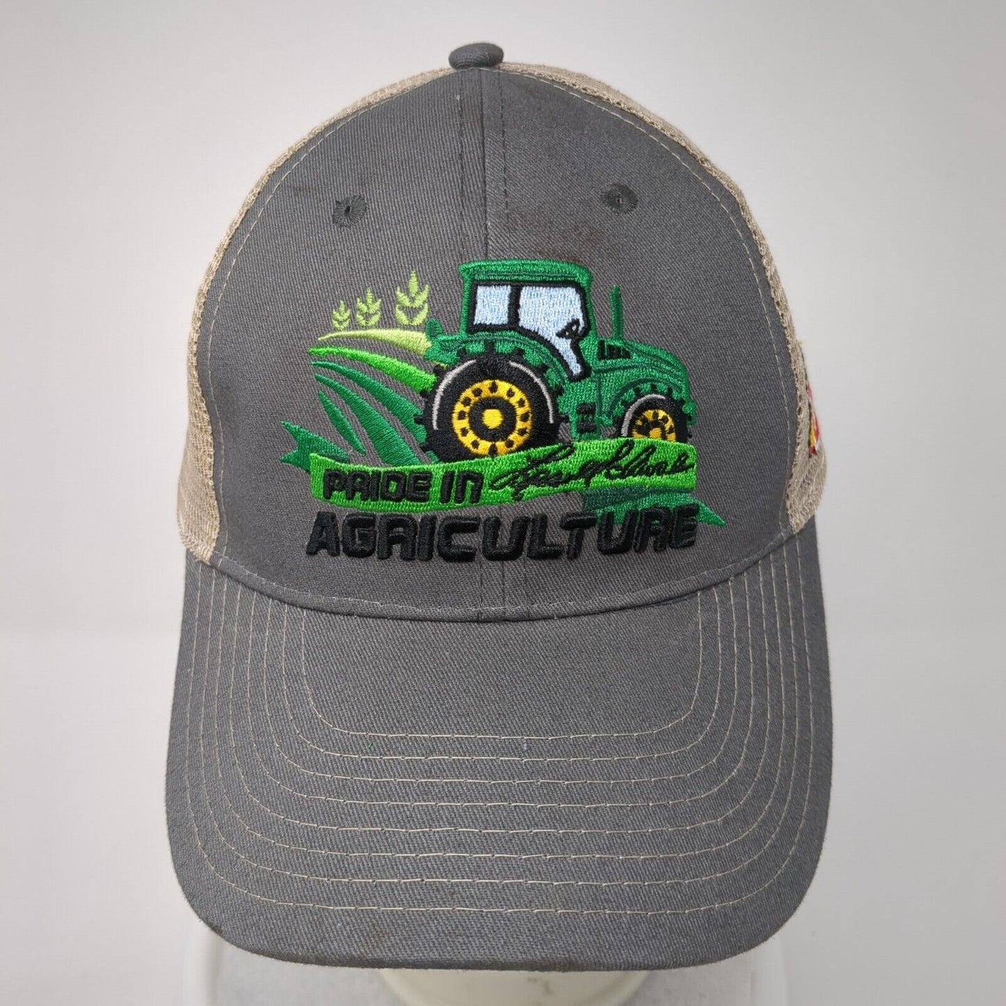 Pride In Les Schwab Agriculture Trucker Hat Gray One Size Mesh Back