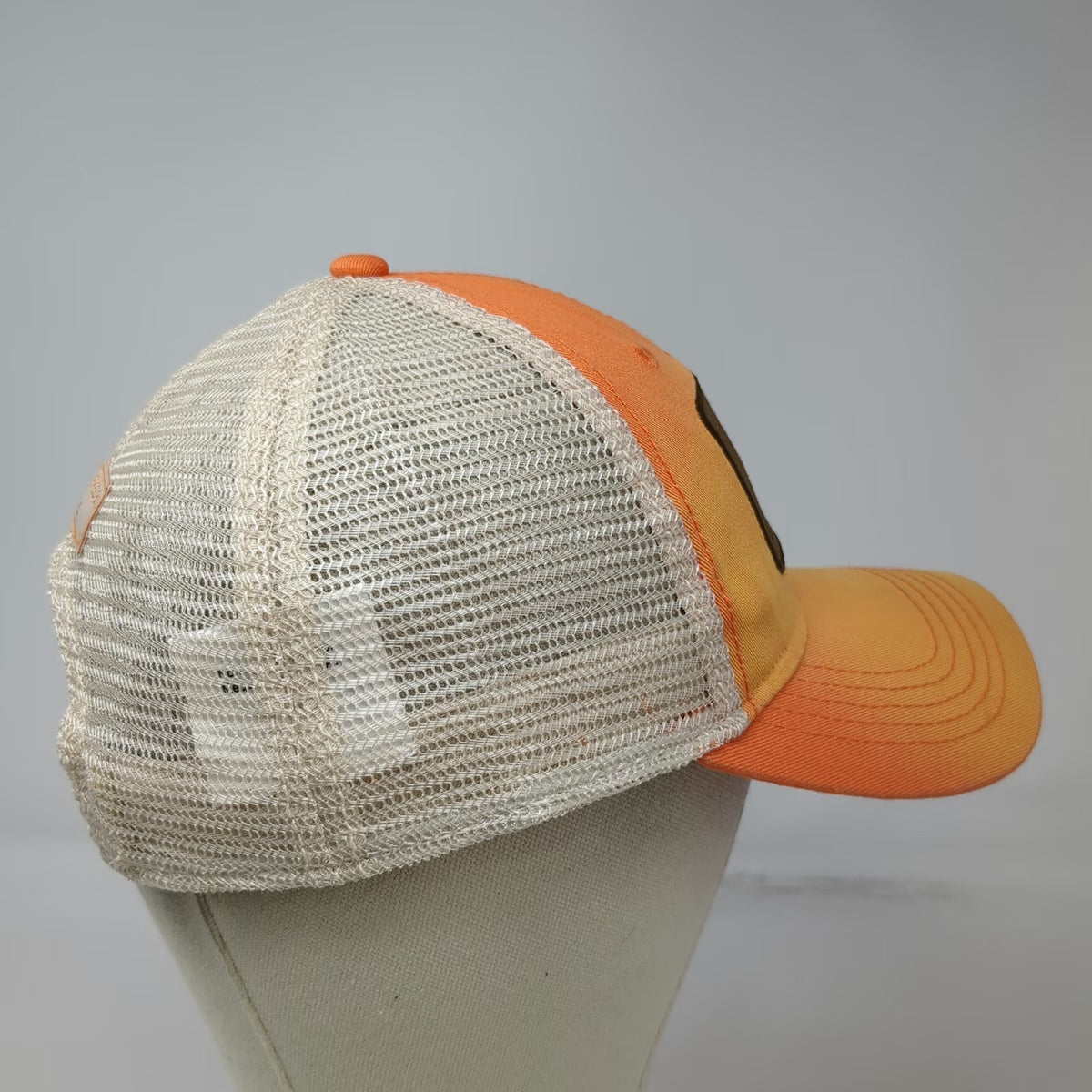 Stihl Trucker Hat Orange One Size Chainsaw Patch Mesh Snapback Tool Logo Cap