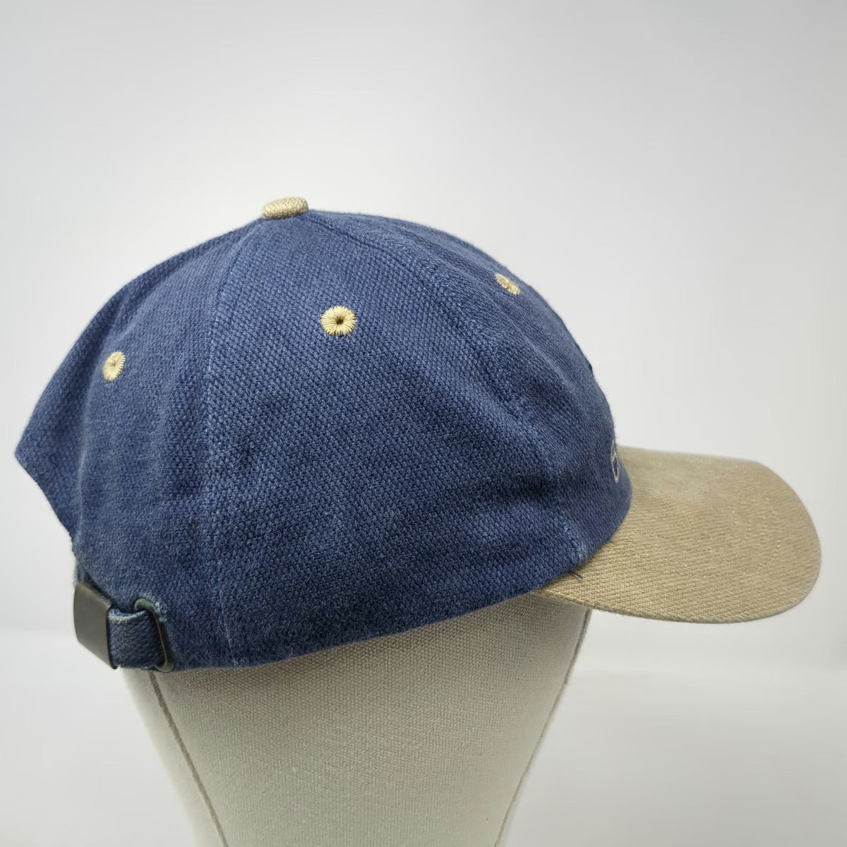 SAN SUN Barbados Baseball Cap Blue One Size Embroidered Slideback Graphic Hat
