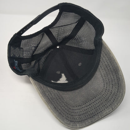 Idaho Snapback Trucker Hat Gray One Size Adjustable Mesh Back Sportsman