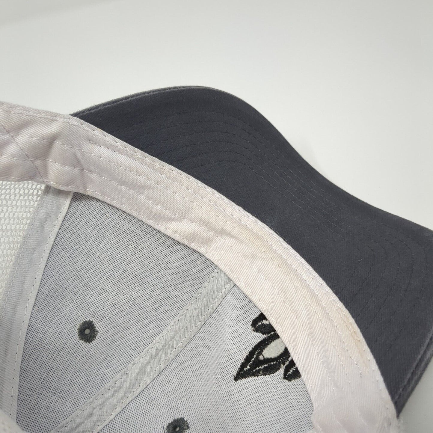 Camp Chef Snapback Mesh Back Trucker Hat Gray One Size Embroidered