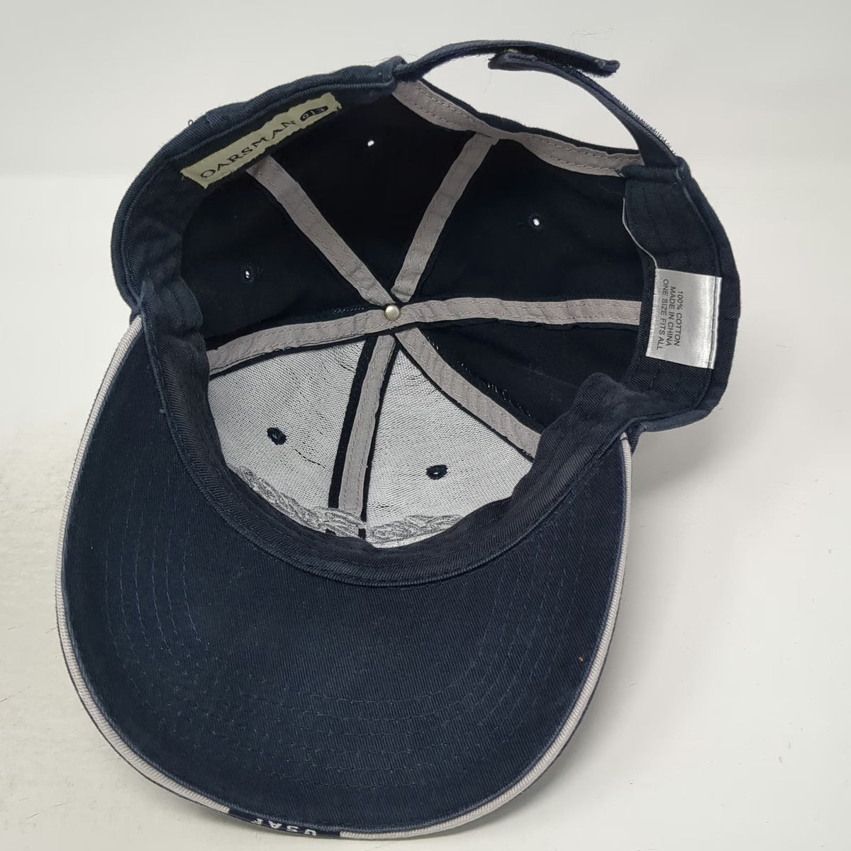 Oarsman 913 Baseball Cap Blue OSFM Air Force United States Strapback Hat Cotton