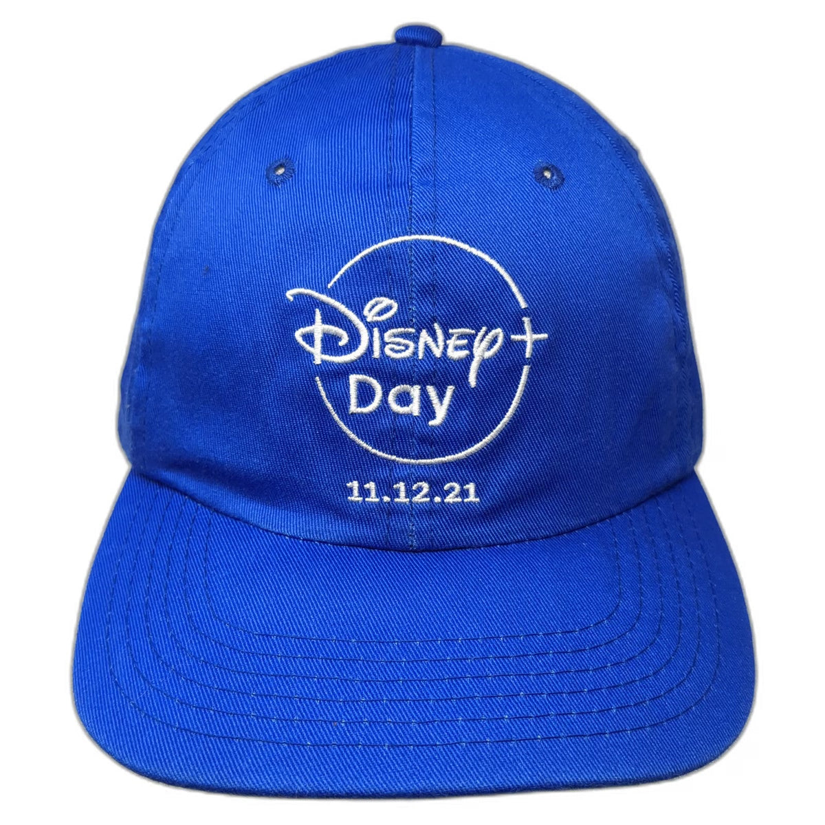 Disney Baseball Cap Blue One Size Disney+ Day 11.12.21 Strapback Logo Hat