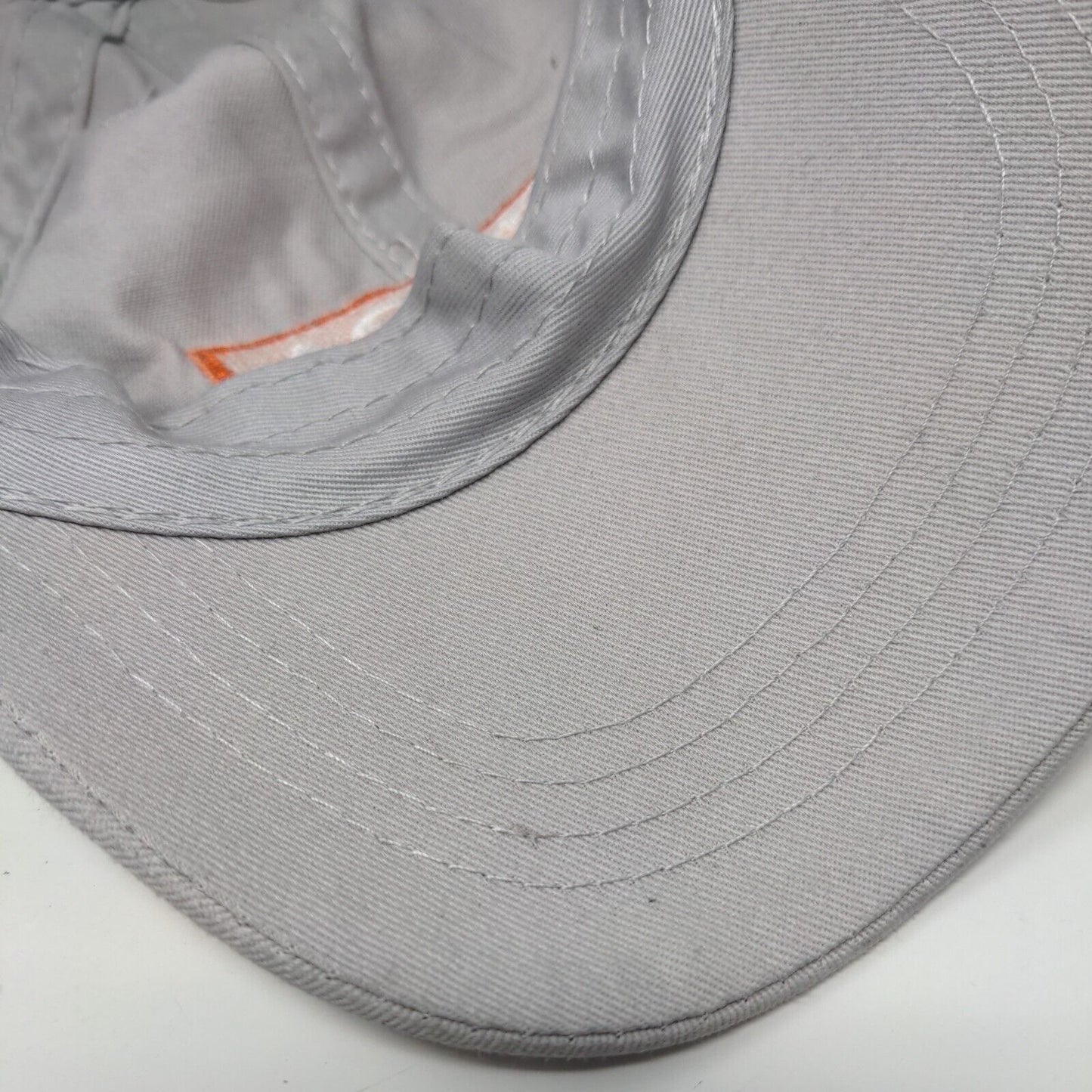 CSHQA Strapback Hat Gray One Size Adjustable Vented Holes 6 Panel Port & Company