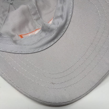 CSHQA Strapback Hat Gray One Size Adjustable Vented Holes 6 Panel Port & Company
