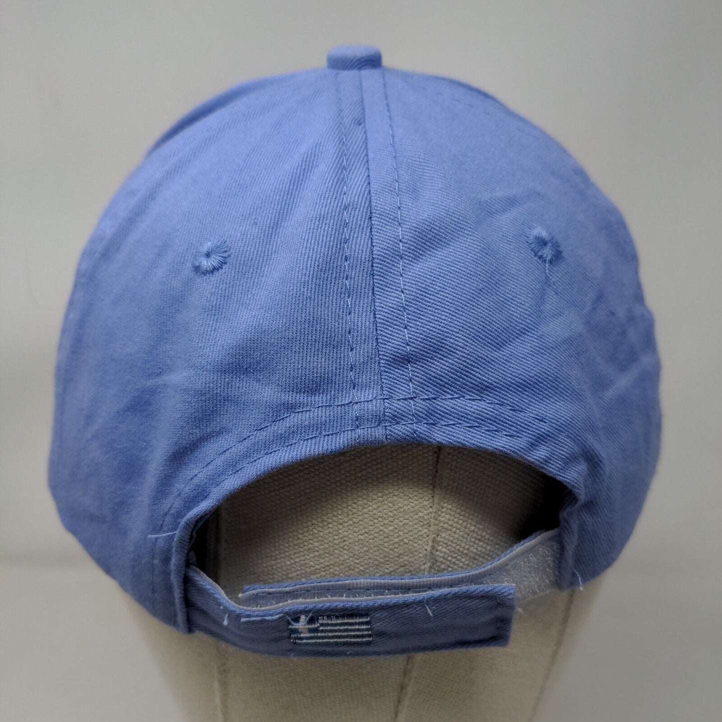 Athens Greece Strapback Hat Blue 58cm Adjustable Embroidered Patriotic 6 Panel