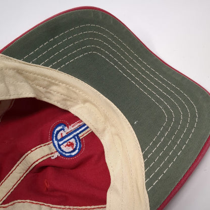 47 Brand Philadelphia Phillies MLB Baseball Cap Red One Size Slideback Hat Logo