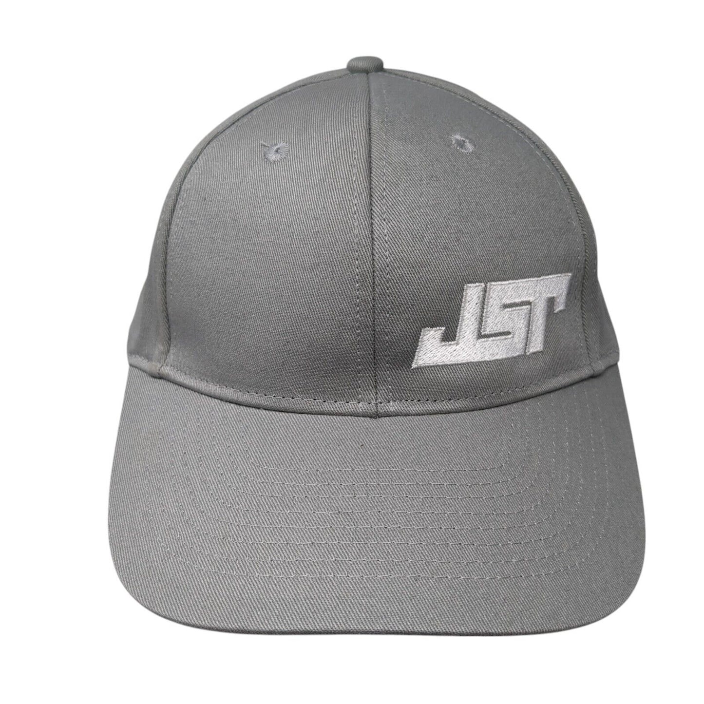 JST Snapback Hat Gray One Size Adjustable Embroidered 6 Panel Port Authority