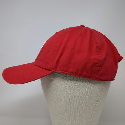 TB12 Baseball Cap Red One Size Tom Brady Sustained Peak Performance Logo Hat