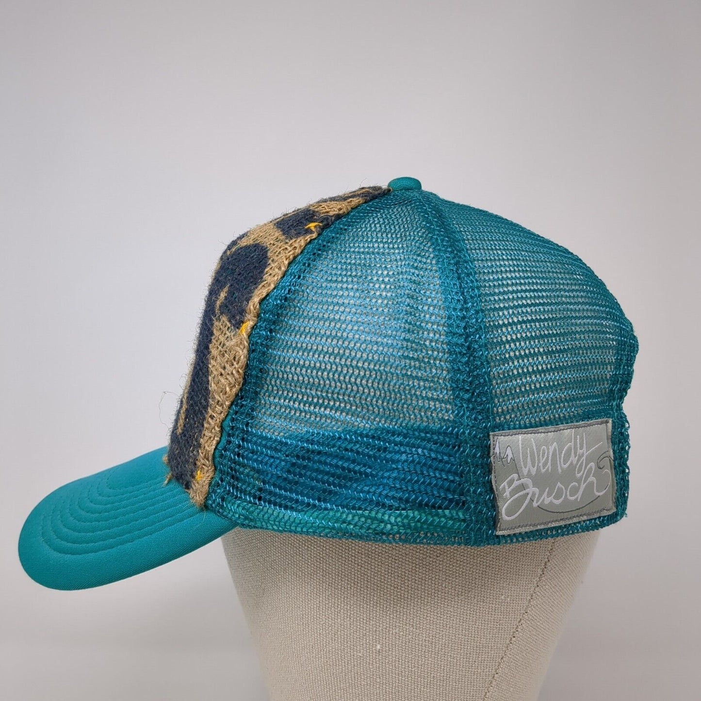 OES Wendy Busch Snapback Trucker Hat Multicolor One Size Adjustable Mesh Back