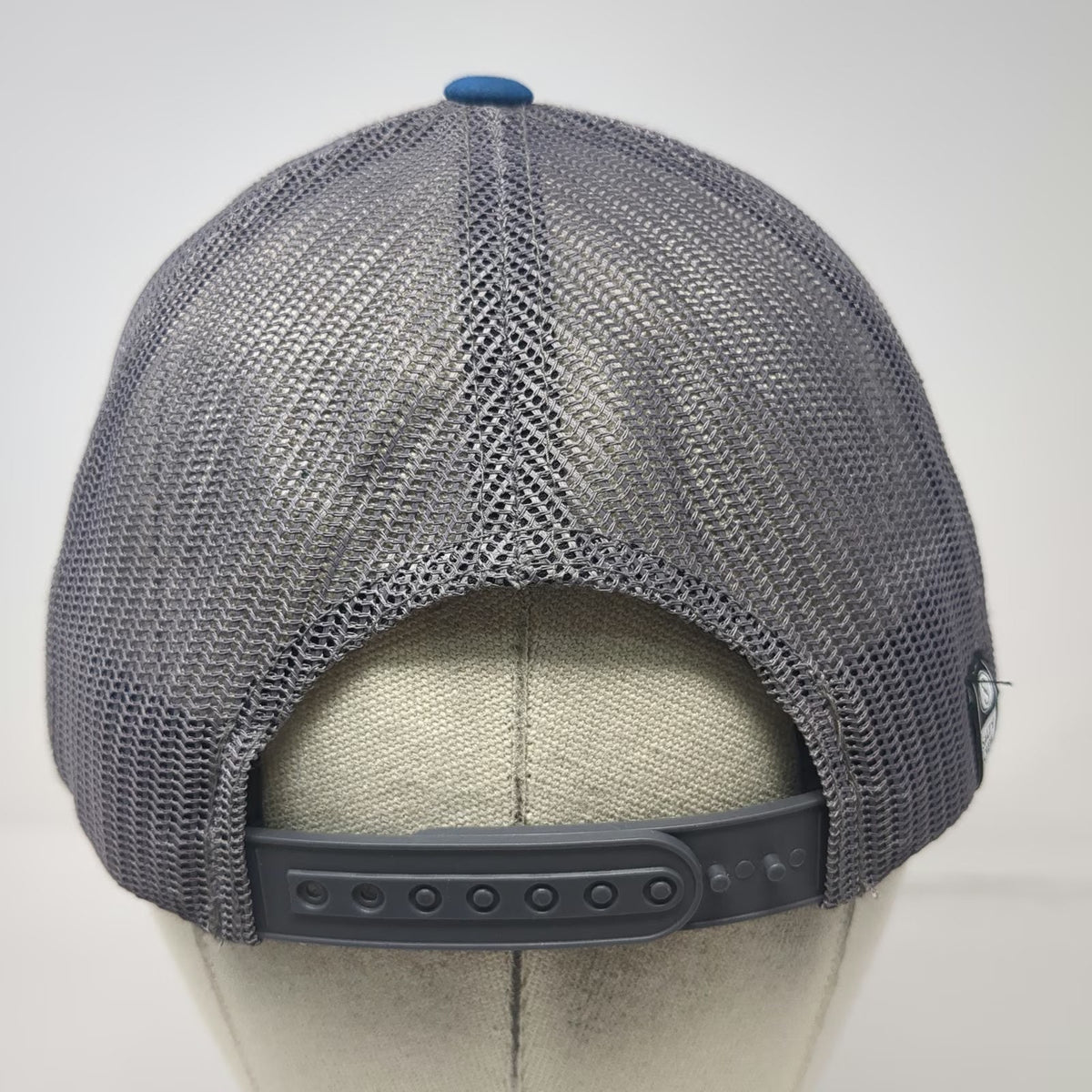 Salty Crew Trucker Hat Blue One Size Sink Swim S Hook Patch Mesh Back Snapback