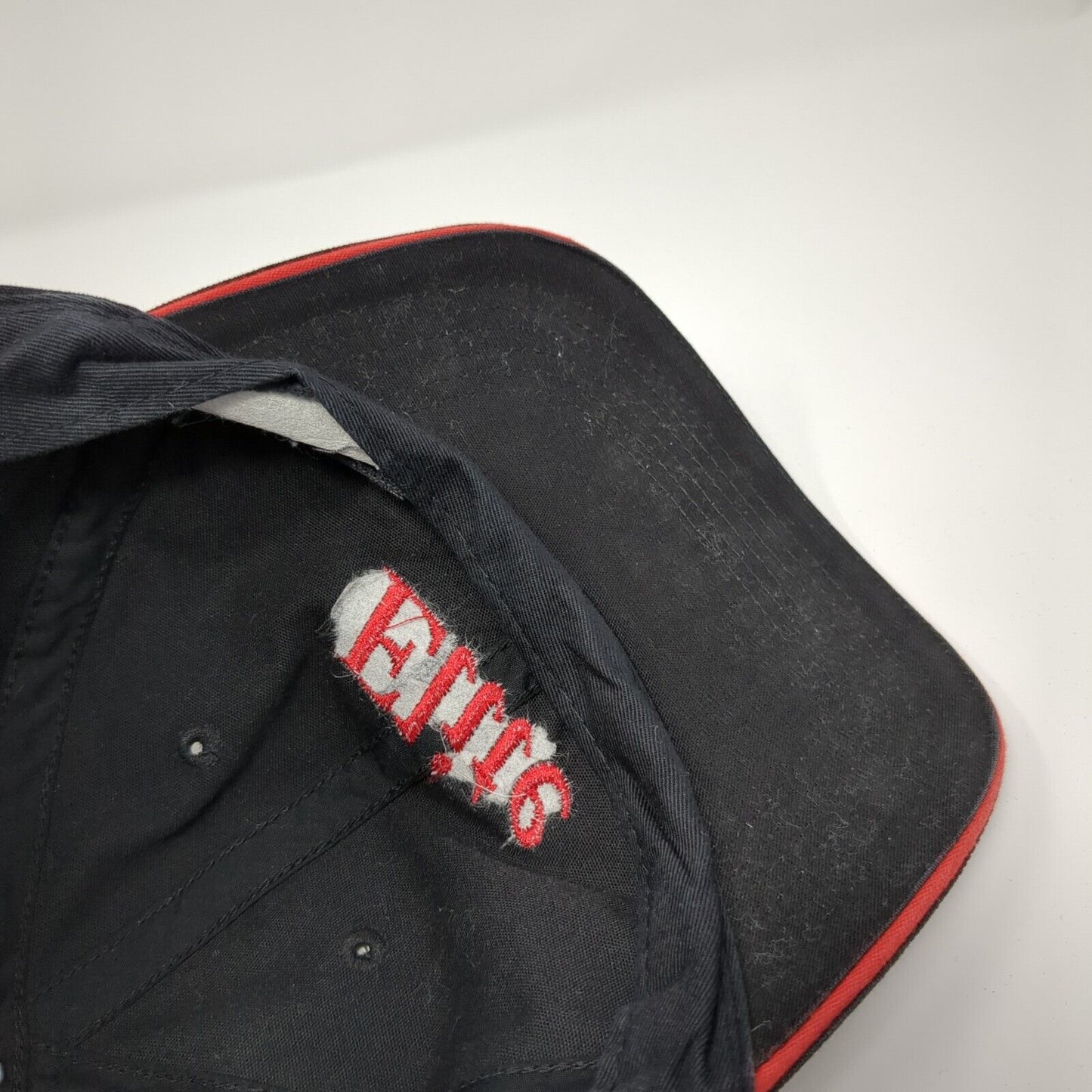 Elite Ask For The Red Edge Slideback Hat Black One Size Adjustable Embroidered