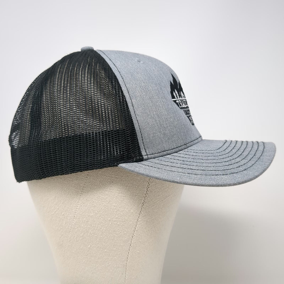 Richardson Trucker Hat Gray One Size Trailhead Realty Group Idaho Mountain