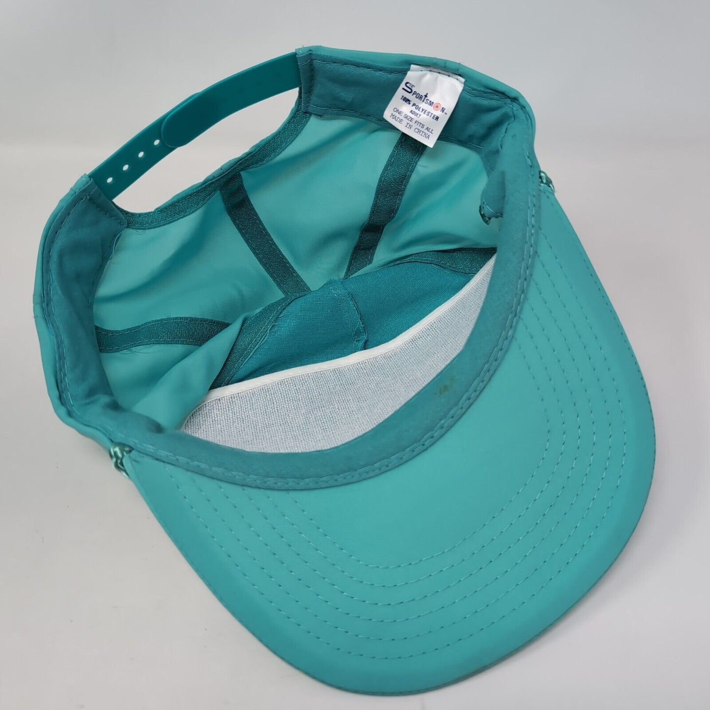 1st Valley Bank Seeley Lake MT Adult Snapback Hat Greenish-Blue OSFA Rope