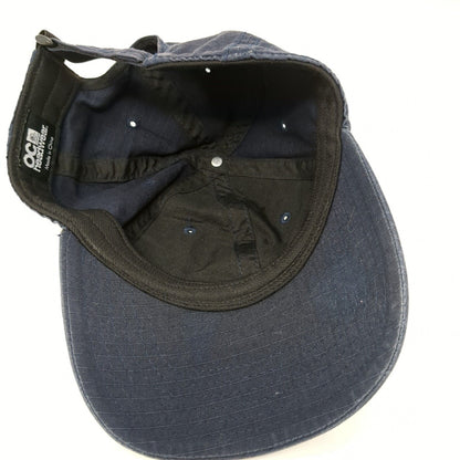 OC Headwear Strapback Hat Blue One Size Adjustable Solid 6 Panel Blank