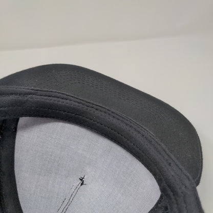 Pink Dolphin Snapback Hat Black OSFA Adjustable Solid Outdoor