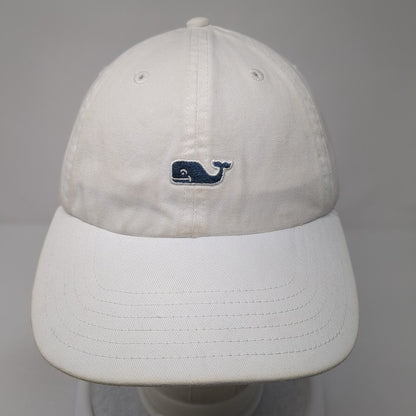 Vineyard Vines Whale Slideback Hat White One Size Adjustable 6 Panel