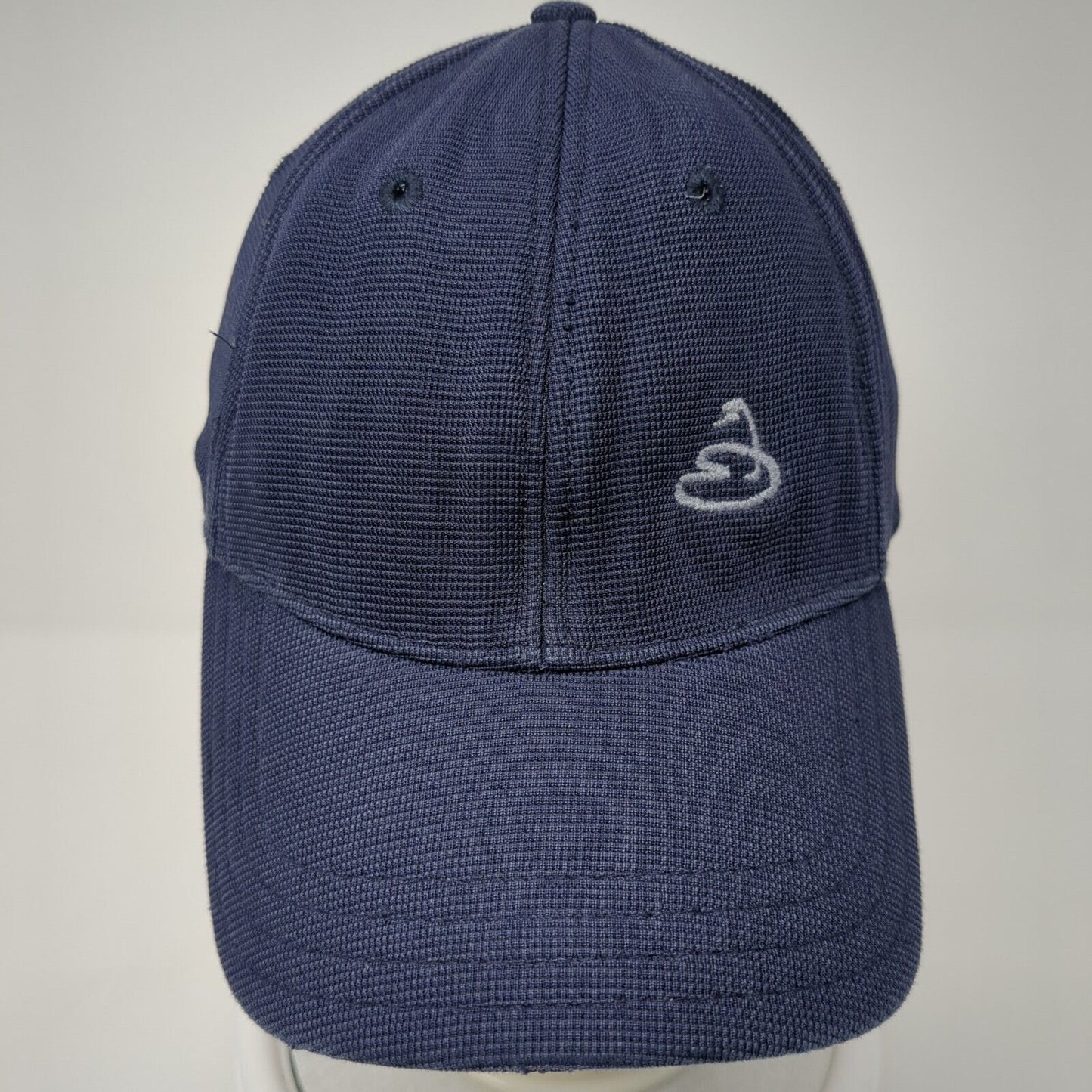 Signatures Stretch Fitted Hat Blue One Size Lightweight Embroidered 6 Panel