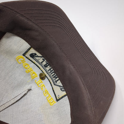 Gold Team JB Hunt Snapback Cap Brown One Size Adjustable Embroidered W/Pins