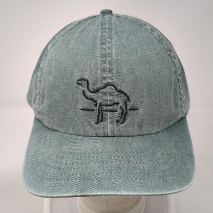 Camel Cigarettes Baseball Cap Green Embroidered Slideback Cotton Hat Vintage