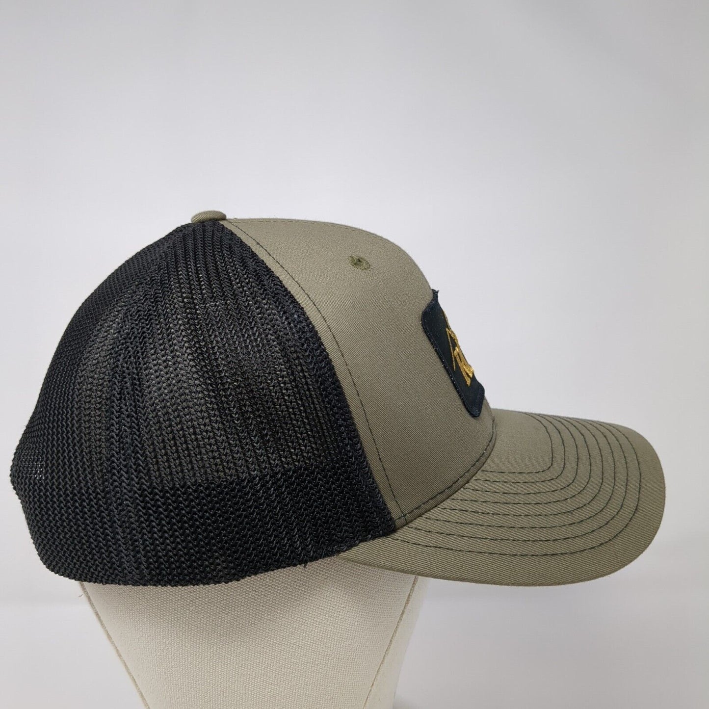 RCH Snapback Trucker Hat Green OS Adjustable Mesh Back 6 Panel Richardson