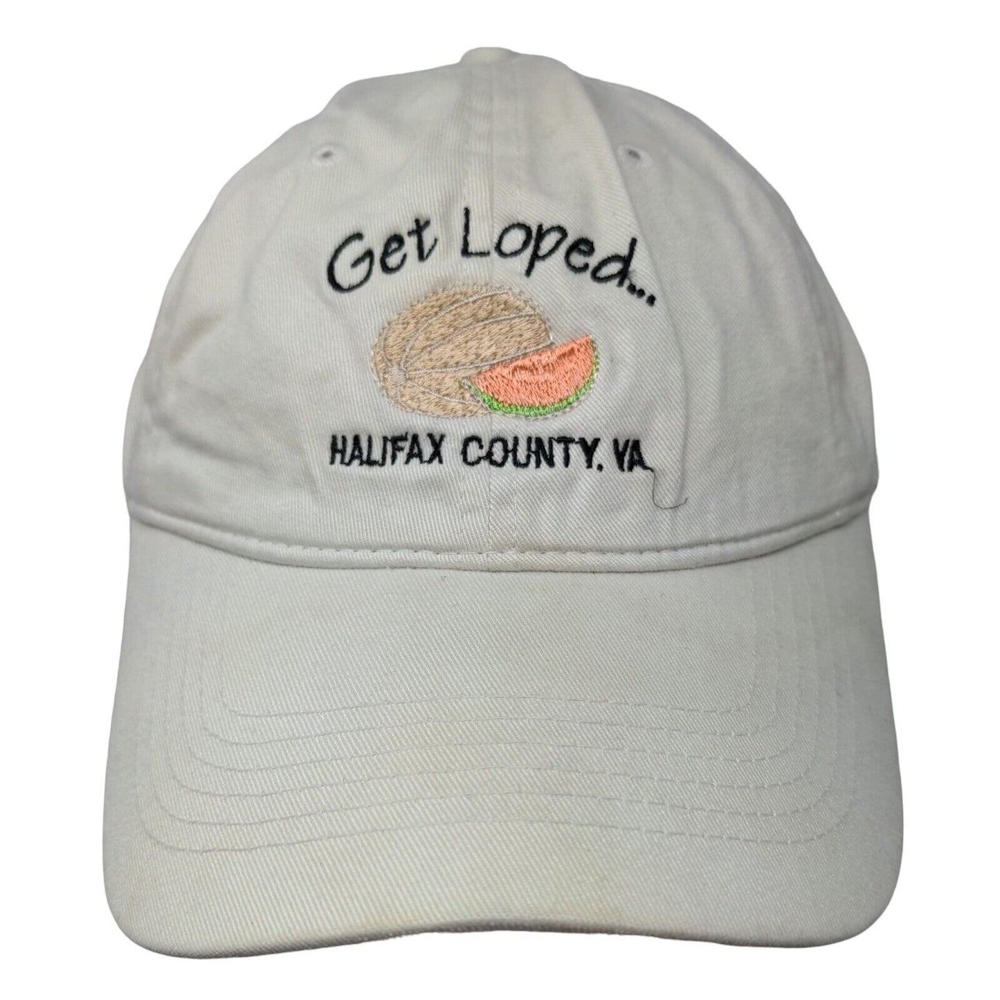 Get Loped Halifax County VA Strapback Hat Tan OS Embroidered Pacific Headwear