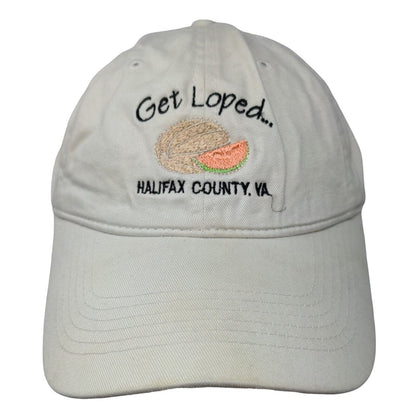 Get Loped Halifax County VA Strapback Hat Tan OS Embroidered Pacific Headwear