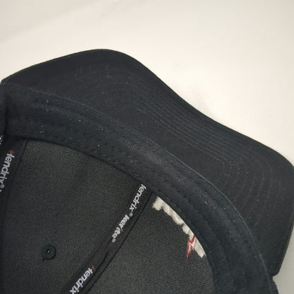 Hendrix Kerite Trucker Hat Black OSFM Mesh Snapback Embroidered Cable Services