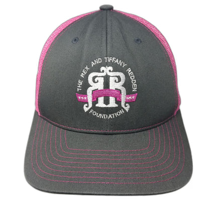 Richardson Trucker Hat Gray Pink One Size Mesh Rex Tiffany Redden Foundation