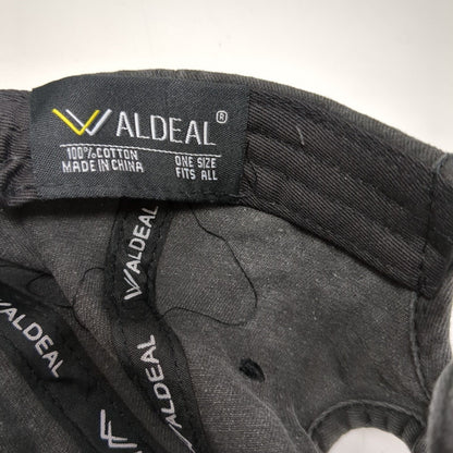 Happy Camper Slideback Hat Ponytail Gray OSFA Adjustable Waldeal