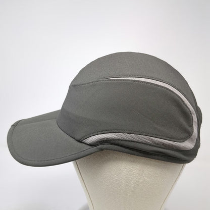 REI Baseball Cap Gray One Size Slideback Mesh Side Panels Outdoor Running Hat
