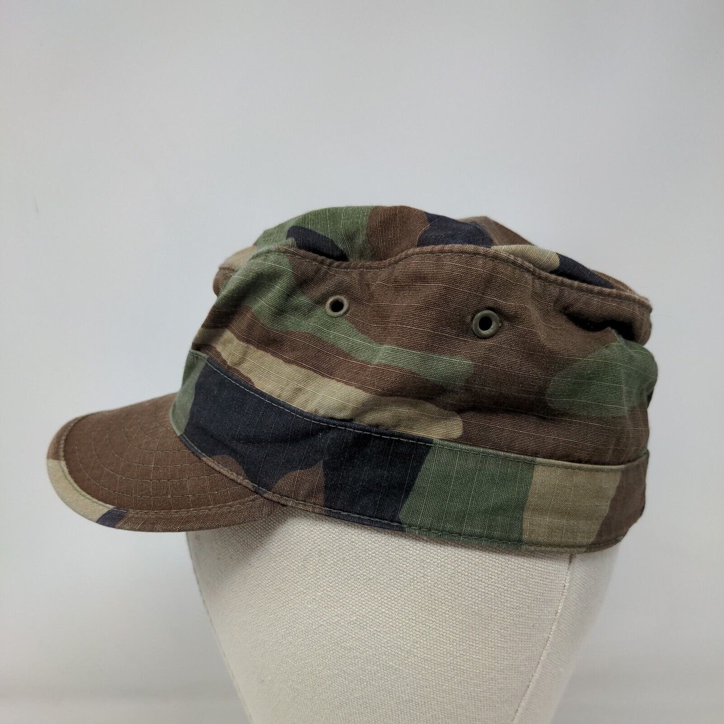 Atlas Headwear Fitted Cadet Army Cap Hat Camouflage 6 7/8 Vent Holes Blank