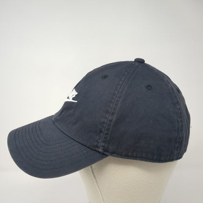 Nike Swoosh Slideback Hat Blue One Size Spell Out Embroidered Outdoor