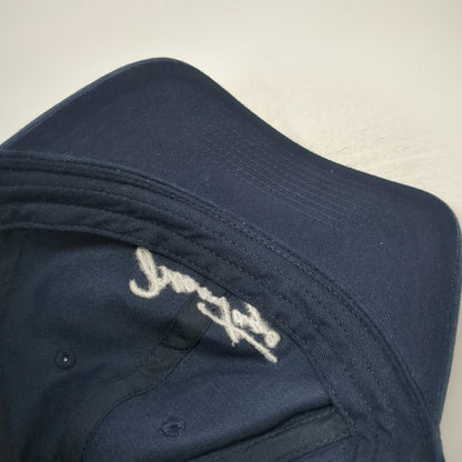 Montage Baseball Cap Blue One Size Laguna Beach Cotton Embroidery Script Hat