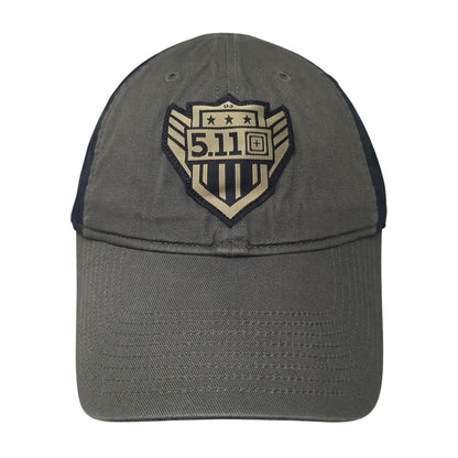 5.11 Tactical 2017 Strapback Hat Green One Size Adjustable Colorblock