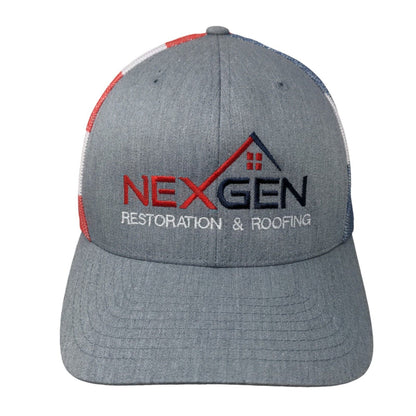 NexGen Restoration & Roofing Snapback Trucker Hat Multicolor One Size