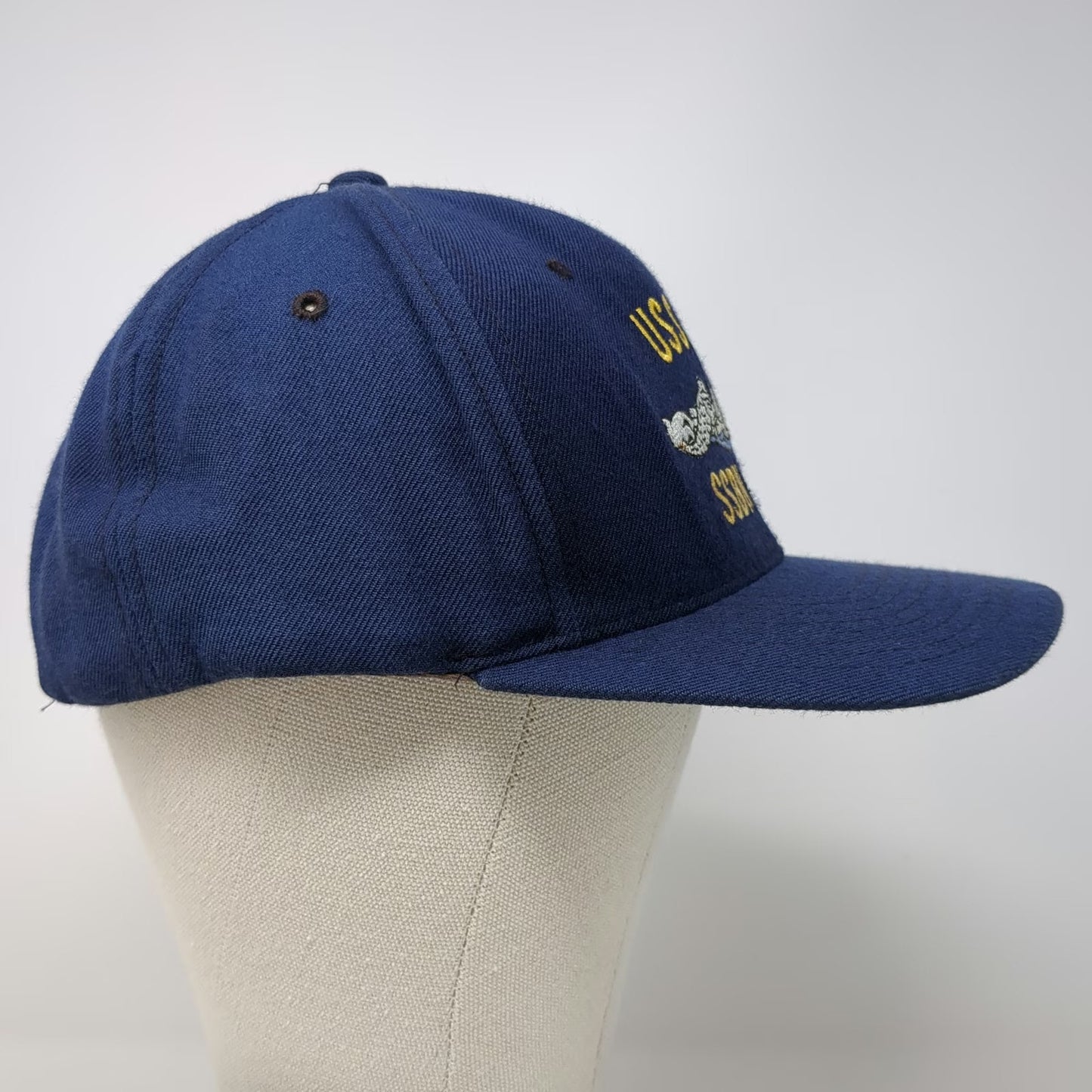 Yupoong Snapback Hat Blue One Size USS Ohio SSBN-726 Submarine Dolphins Military