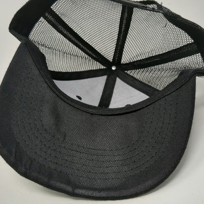 Solely Real Clean Food Hat Trucker Hat Black One Size Mesh Back Snapback Logo