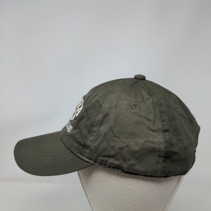 Aruba One Happy Island Est. 1499 Slideback Hat Green One Size Embroidered Cotton