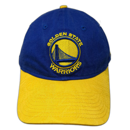 Golden State Warriors NBA New Era Cap Blue Yellow One Size 9TWENTY Logo Brim Hat