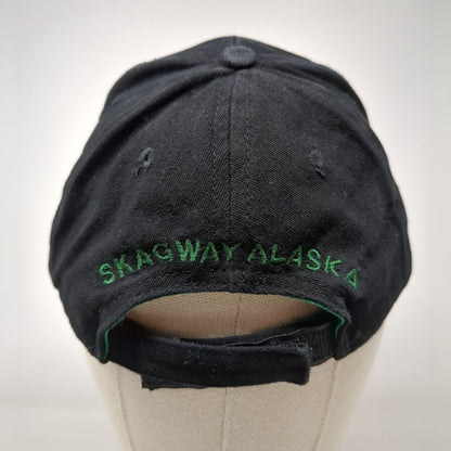 White Pass & Yukon Route Strapback Hat Black OSFA Solid Skagway Alaska