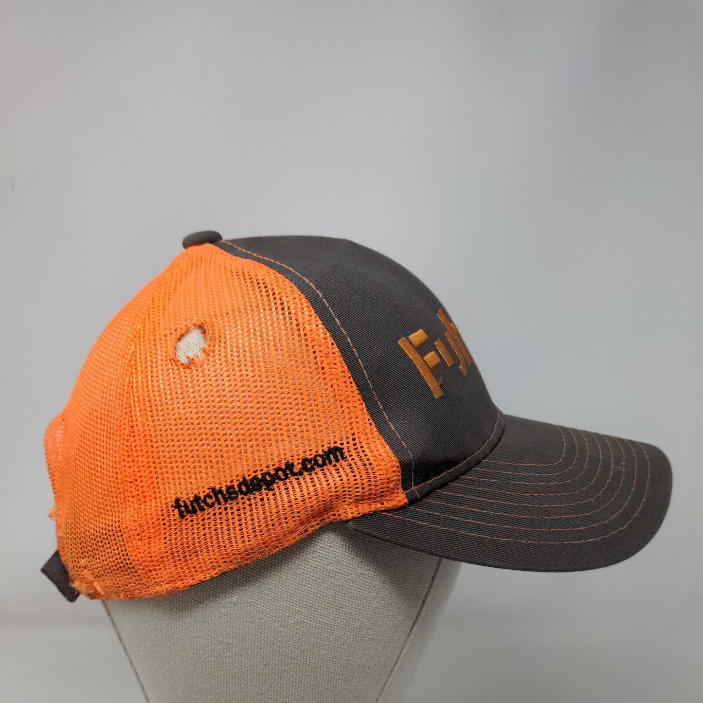 Futch's Depot Strapback Mesh Back Trucker Hat Multi OSFM Platinum Series